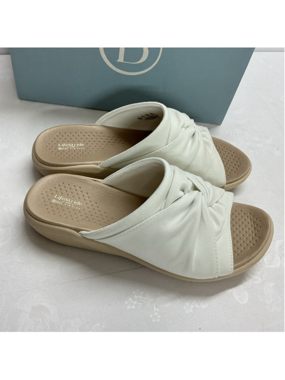 Life Strides Wide Sandals Size 7.5 In New Condition - Picture 2 of 4